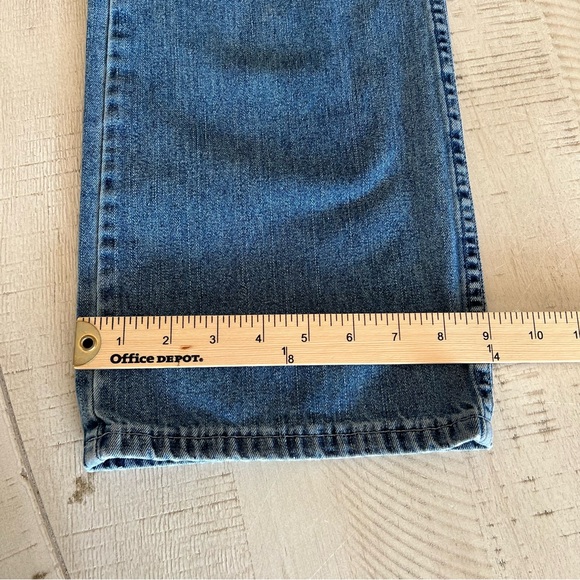 Silver Bootcut Button Fly Jeans Size 12 - Picture 9 of 10